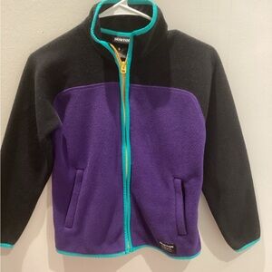 Kids small Burton fleece zip up.